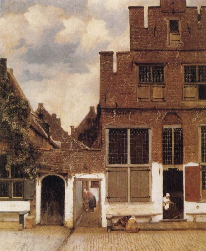 Jan Vermeer Street in Delft China oil painting art